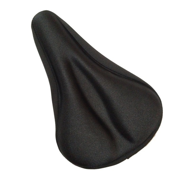 Svamp Silikon Cykelsätesskydd Anti-Slip Bekväm Q003 Svart