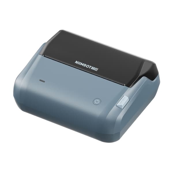Niimbot B4 etiketprinter – bærbar termisk etiketprinter til lager, butik og logistik, 104 mm printbredde, Bluetooth, 2000 mAh batteri