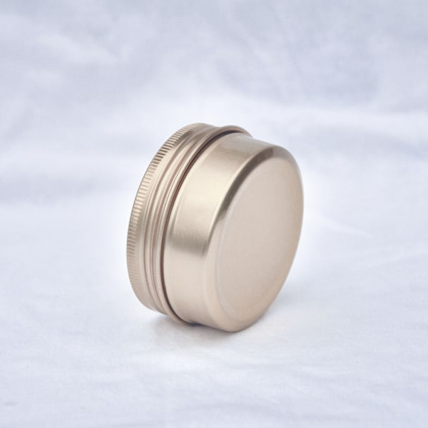Aluminiumplåtburk med Skruvlock 10 ml 5-pack Guld