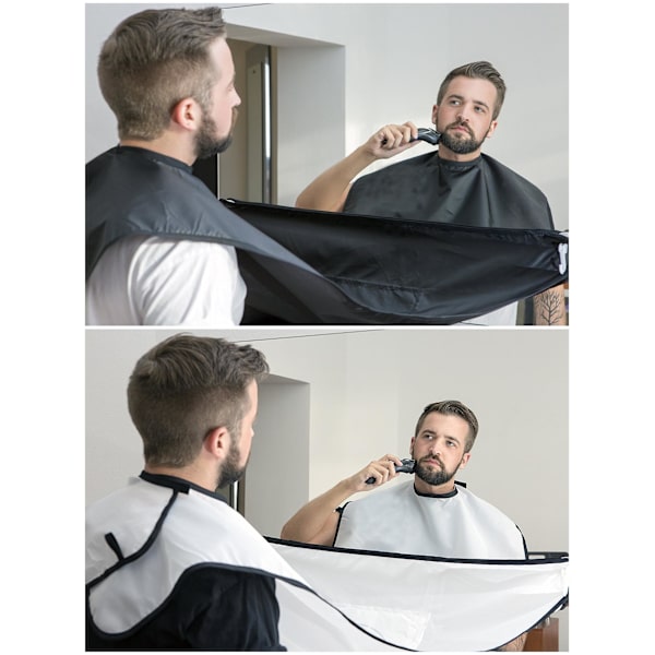 Barberhagesmæk med sugekopper til mænd Hvid