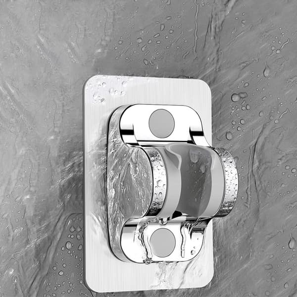 Opgraderet Stor Panel Slagfri Bruserhovedbeslag (2-pak) Silver Silver