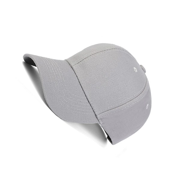 Klassisk keps i bomull (55-60 cm) Grå