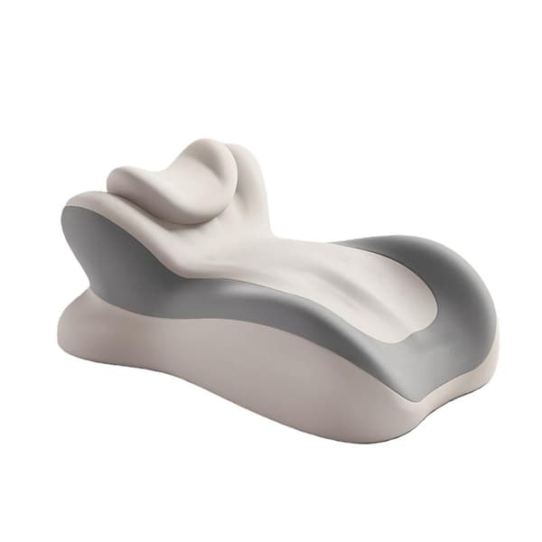 Multifunktionel Sengekant Nap Pude - Ergonomisk Design til Mavesovere Beige Beige