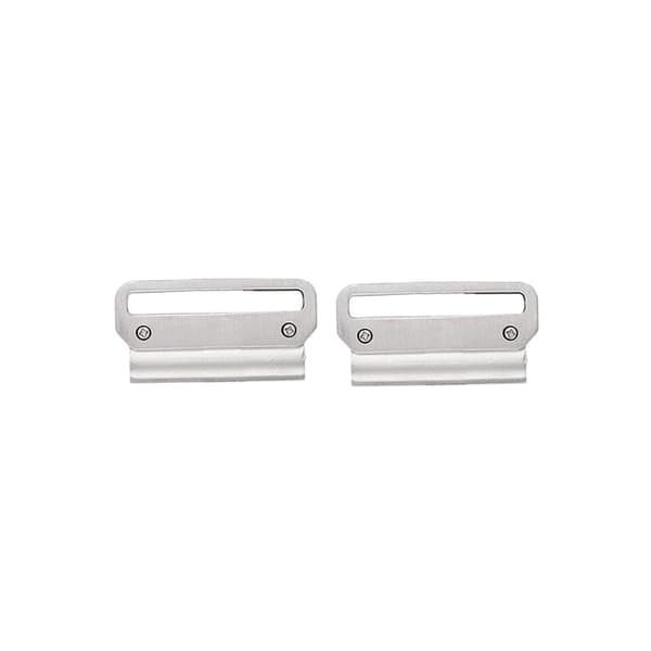 Par af urremstik - Medium Grain Silver 22 mm Silver 22 mm