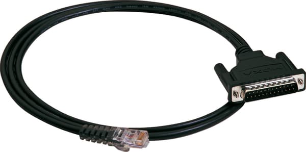 RJ45-kabel til Moxa Nport-server. 1xDB25-hanstik, 1,5m