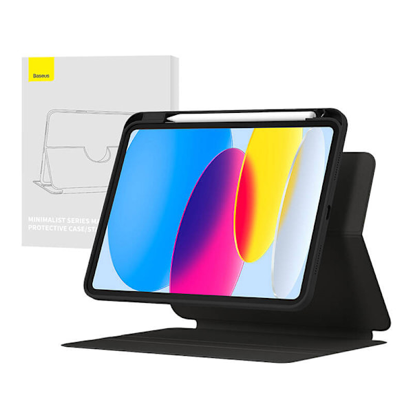 Baseus Minimalist Series IPad 10 10. 9" magnetiskt skyddsfodral (svart)