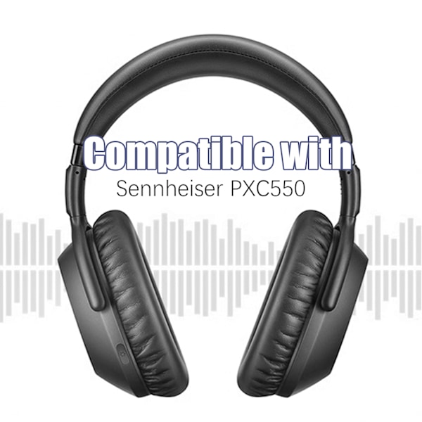 Korvatyynyt 1 pari Sennheiser PXC550 Musta