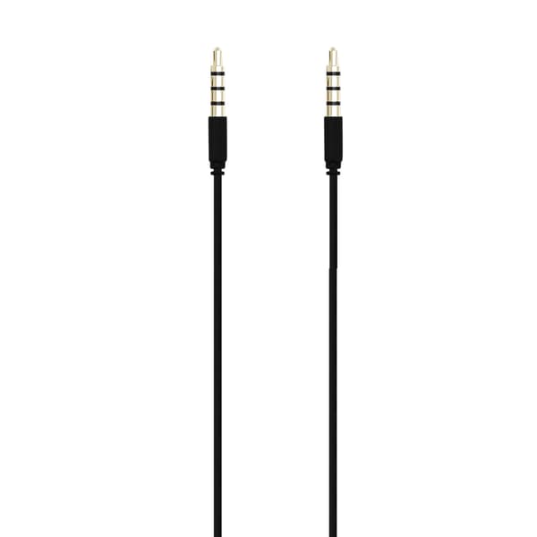 3,5 mm: n äänikaapeli 1 m musta