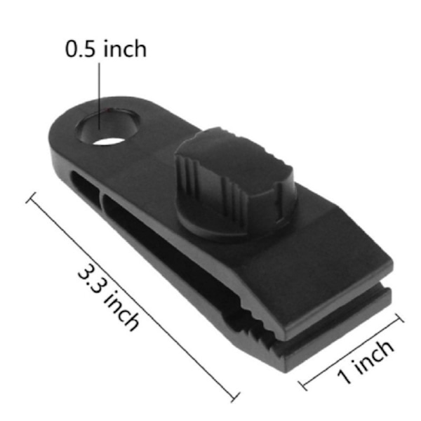Markisclips för utomhusbruk (20-pack) - Säkert grepp för camping och skydd
