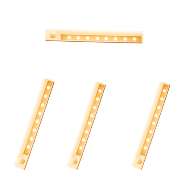 LED-valonauha liiketunnistimella Lämmin valkoinen  4-pack Lämmin valkoinen