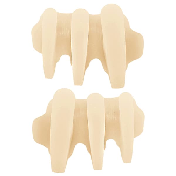 Tre-huls tåseparator Beige Beige