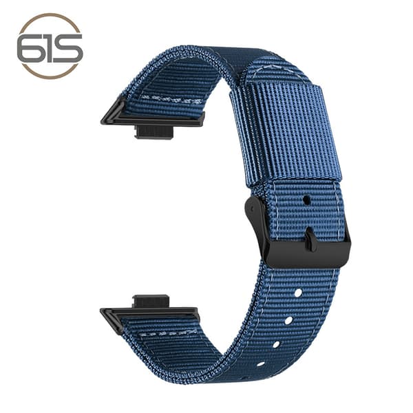 Stilfuld nylonrem til Huawei Fit 3/4/4 Pro Blue Blue