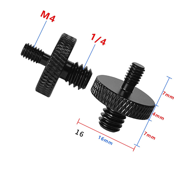 Stativgängadapter 1/4" till M10 - 5-pack M4