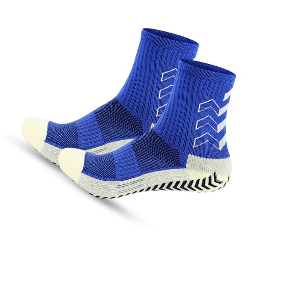 Halkfria löparstrumpor med grepp (2 par) Blue Blue
