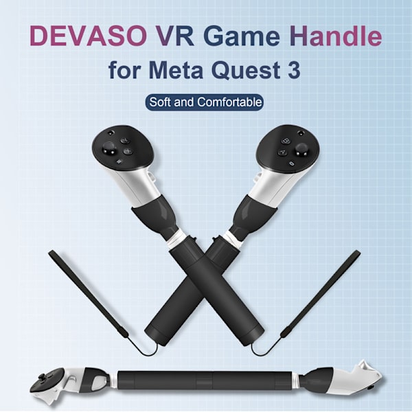 DEVASO Golf Club Kahva Meta Quest 3 VR:lle - Paranneltu pito ja realistinen pelattavuus