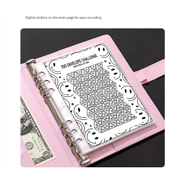 Pengar Spara Utmaningar Binder Rosa