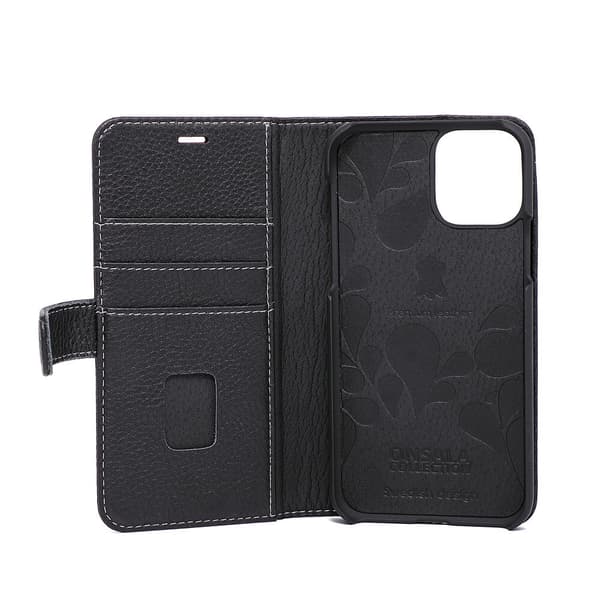 COLLECTION Wallet Læder Sort   iPhone 11 PRO