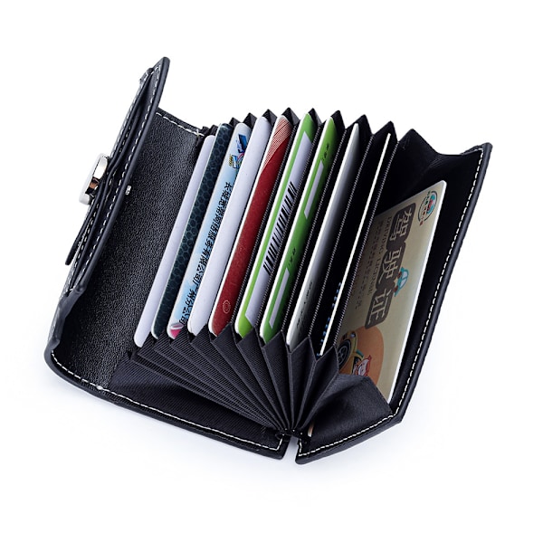 Ny Multi-Card Slot Harmonikakortholder Sort