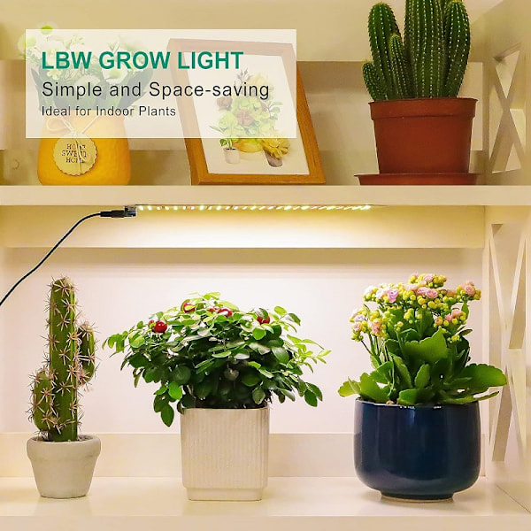 LED Grow Light Panel med EU-kontaktadapter