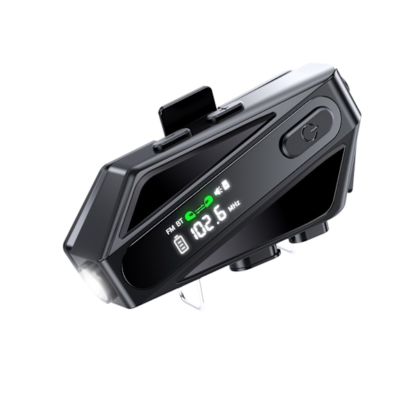 Bluetooth-headset för motorcykelhjälm - Svart C6 Soft Mic