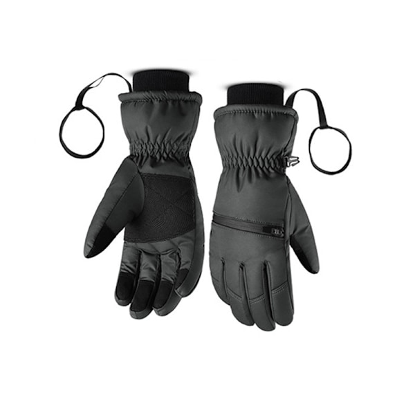 Skidhandskar - Five Finger Style Svart L