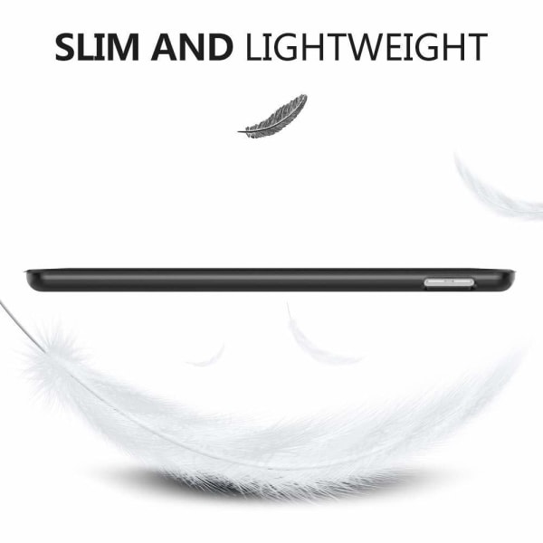 INF 9,7 tuuman iPad-kotelo iPad 5/6 iPad Air 1/2 Smart -kotelo musta