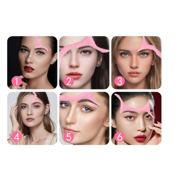 Eyebrow aid eyeliner luomiväri stencil-meikkityökalu