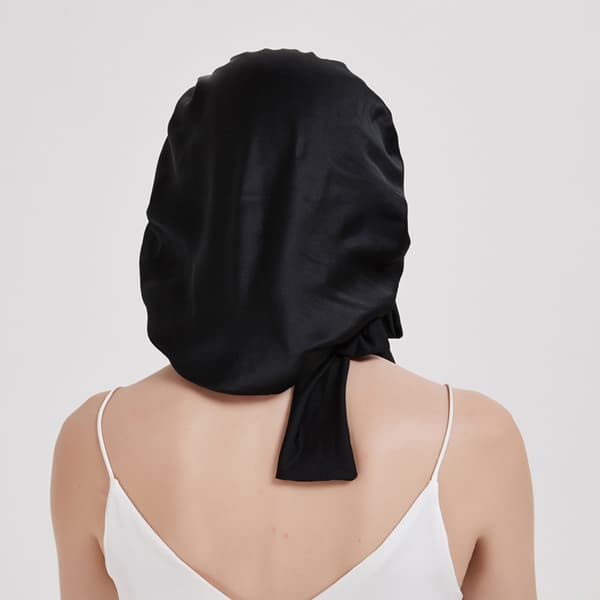 Sovmössa i 100 % silke för Kvinnor Beige Beige