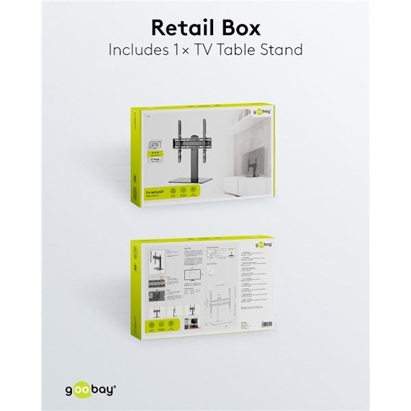 TV-pöytäteline Basic Fix