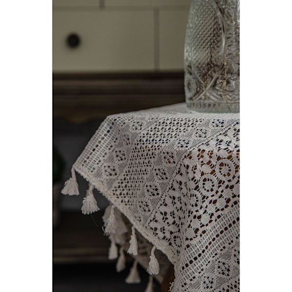 Macrame gardin tiebacks, bomuldsreb gardin holdbacks L