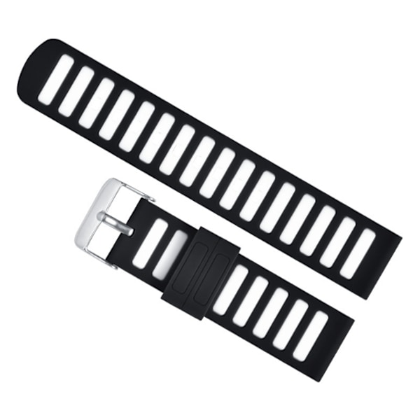 Huawei GT2/GT3/GT4 tvåfärgade silikonarmband Svart