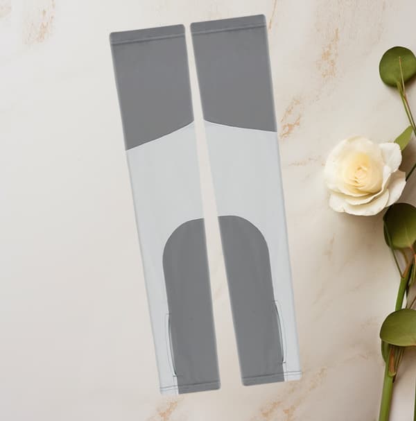 Tilkkutyö-hihansuojat kesän auringonsuojaan Grey S Grey S