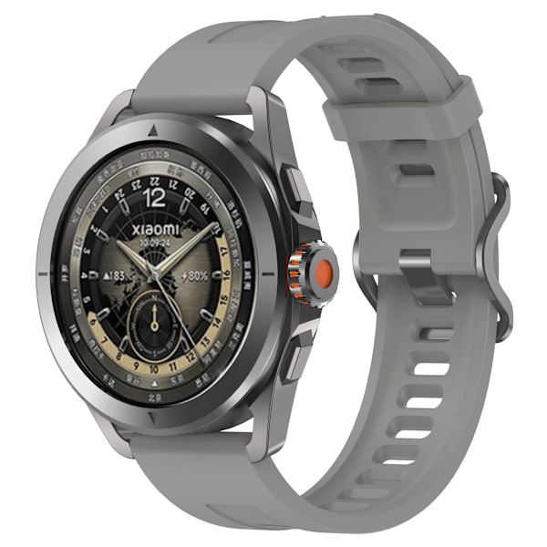 Silikone rem til Xiaomi Watch S4 Sport Mørkegrå