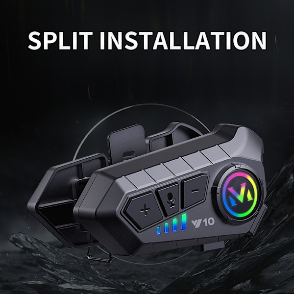 Bluetooth-Hjälmheadset med Mjuk Mikrofon