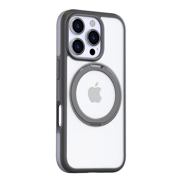 Case Torras Ostand R Fusion til iPhone 16 Pro (Szare)