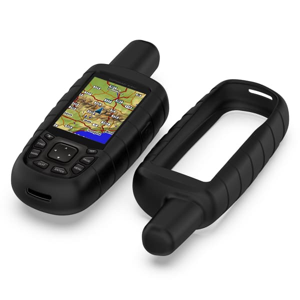Silikonebeskyttelsesetui til Garmin GPSMAP-serien Black Black