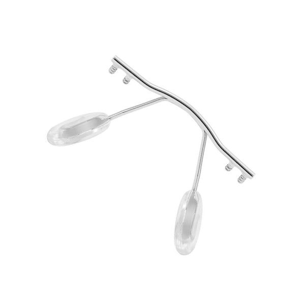 Kanglösa näskuddar med hängande blad - Silver