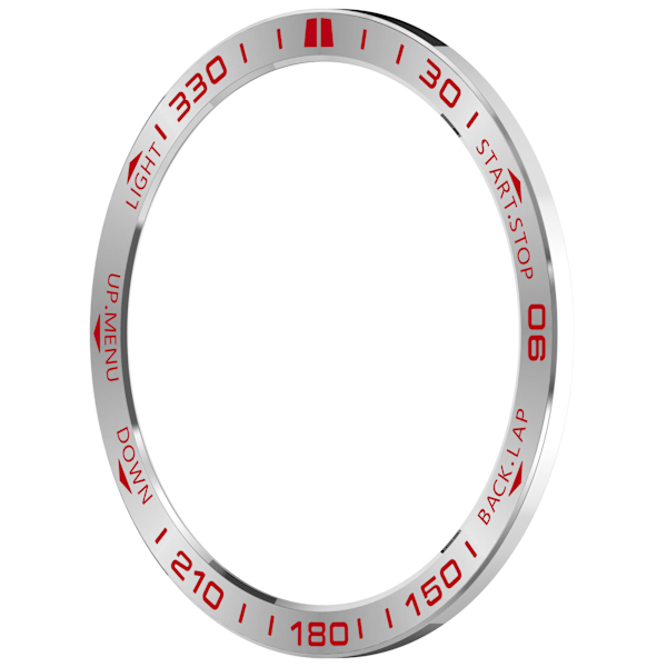 Garmin Tactix 8 Bezel: 47mm AMOLED Racing Style Röd