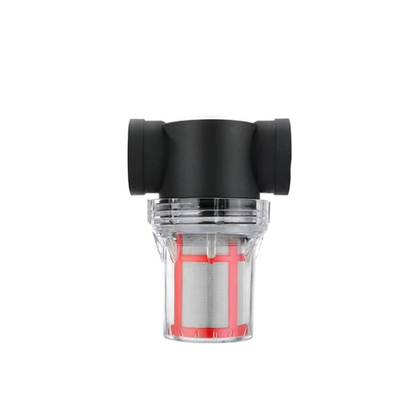 Inline vattenfilter med 1" hon gänga 200 Mesh