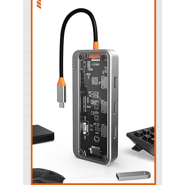 Dockingstation: Kompakt og kraftfuld USB-hub
