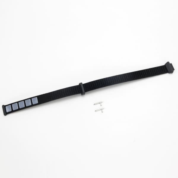 Nylon Loop Hook and Loop Rem Kompatibel med Fitbit Inspire 3 - Fås i Flere Farver Black Black