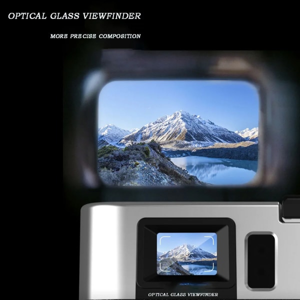 INF Digitalkamera 4K 48MP 16X zoom Sort