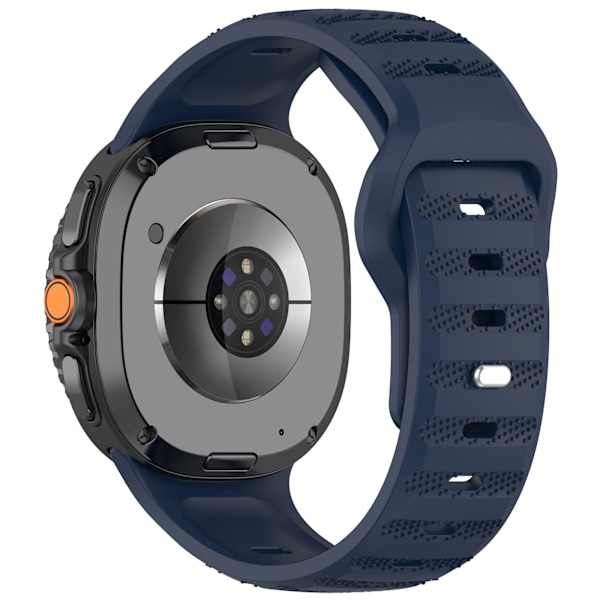 Stilfuld silikonerem til Galaxy Watch8 & Watch Ultra2 Blå