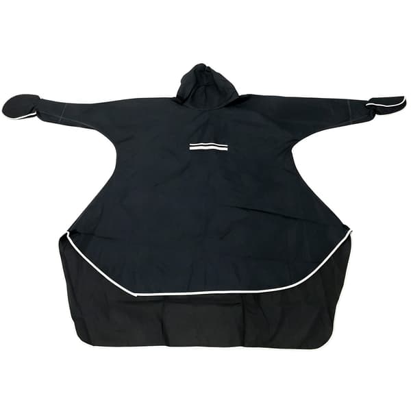 Vandtæt regnponcho med ærmer Blue Blue