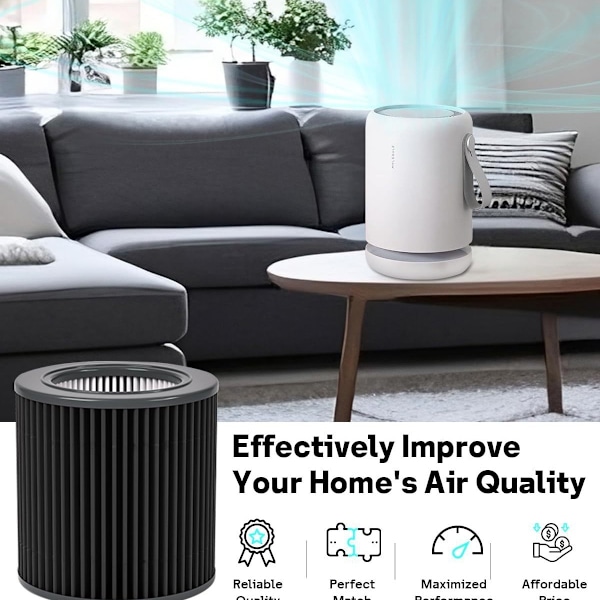 2-pakke udskiftningsfilter til Molekule Air Mini
