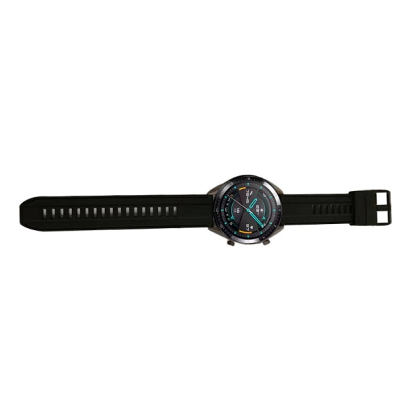 Silikone urrem til Huawei Watch GT2E/GT2 46 mm/GT 46 mm Sort