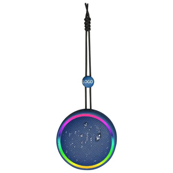 FM0208 Bærbar Bluetooth-højttaler med lanyard - Dybblå Blue Blue