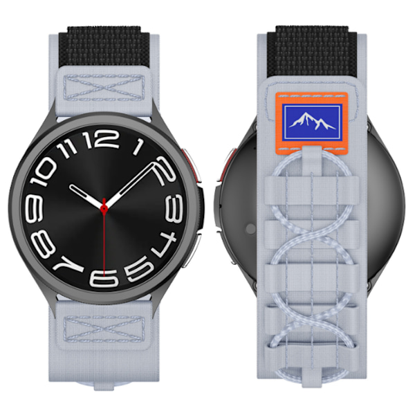 Nylon urrem til Samsung Galaxy Watch Sort S