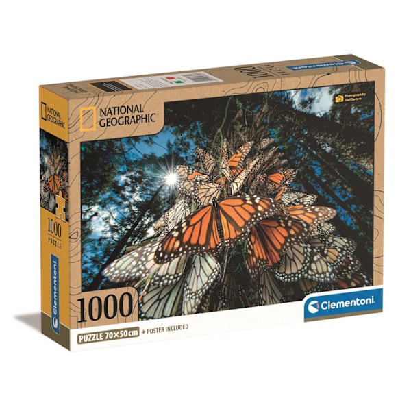 Puslespil 1000 - High Quality Collection - "Sommerfugle"