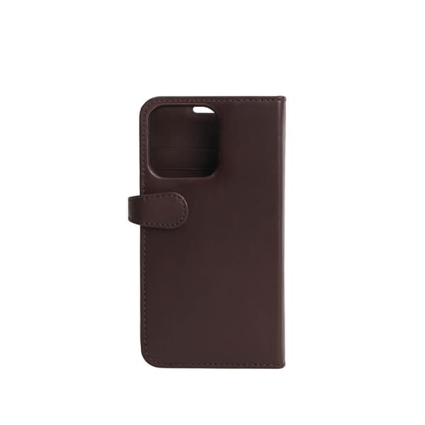 2in1 Wallet Leather 3 card iPhone 13 Pro Brown